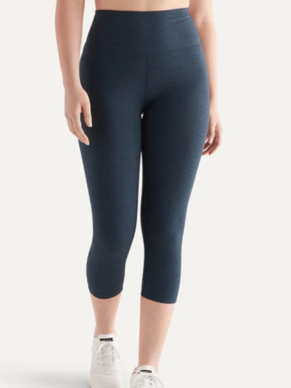 Nobull Women’s High-Rise Cropped Legging in Midnight Heather Size M